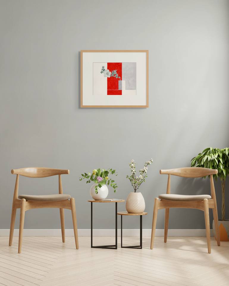 Original Figurative Floral Painting by Monica Vitorino