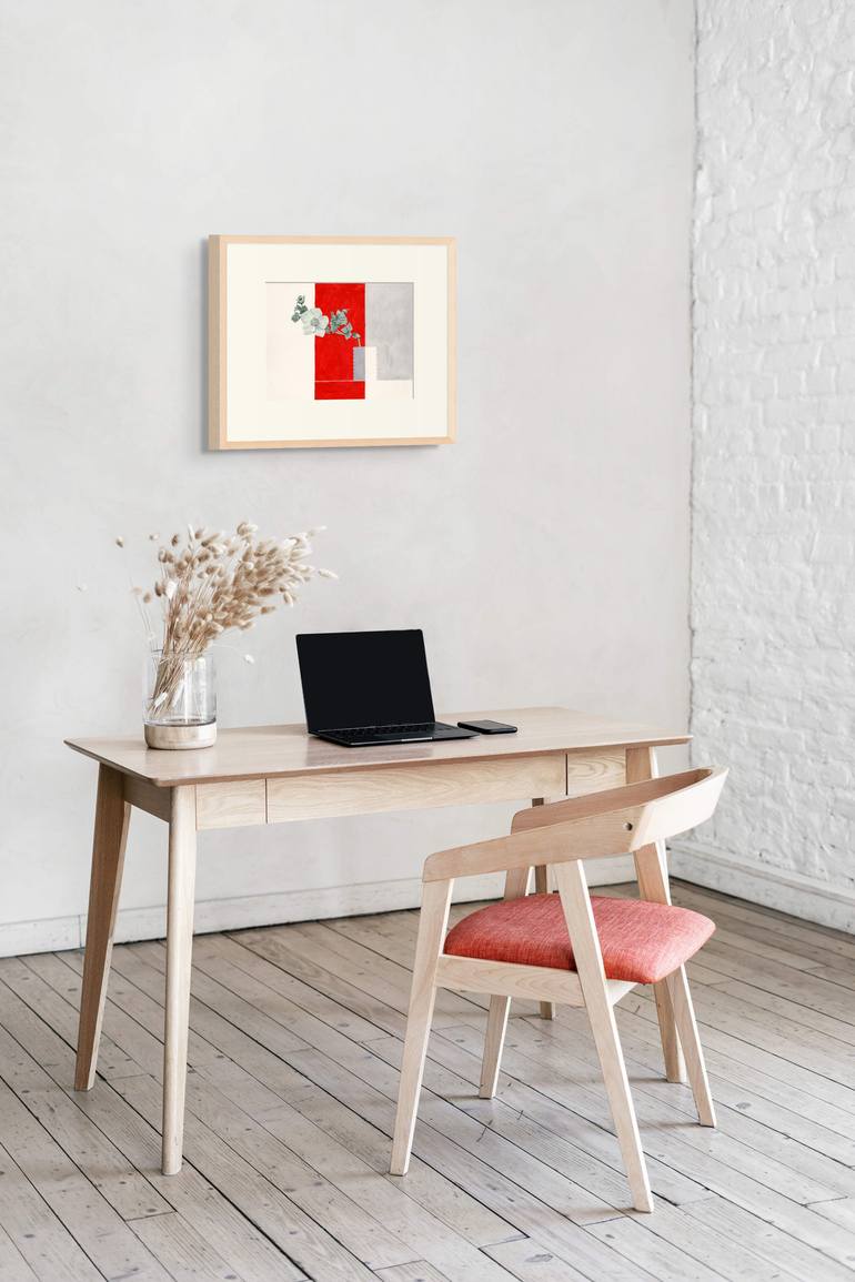 Original Figurative Floral Painting by Monica Vitorino