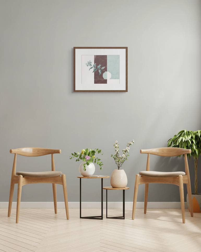 Original Figurative Floral Painting by Monica Vitorino