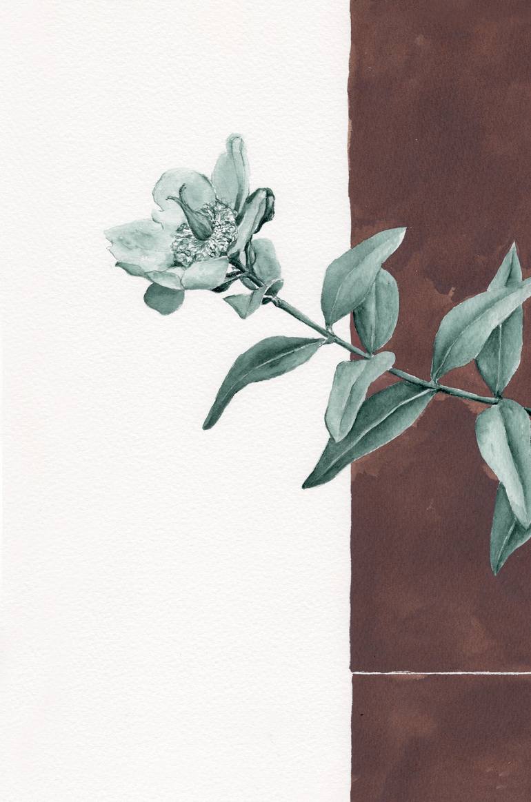 Original Figurative Floral Painting by Monica Vitorino