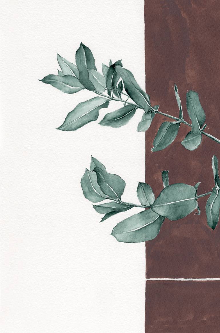 Original Figurative Floral Painting by Monica Vitorino