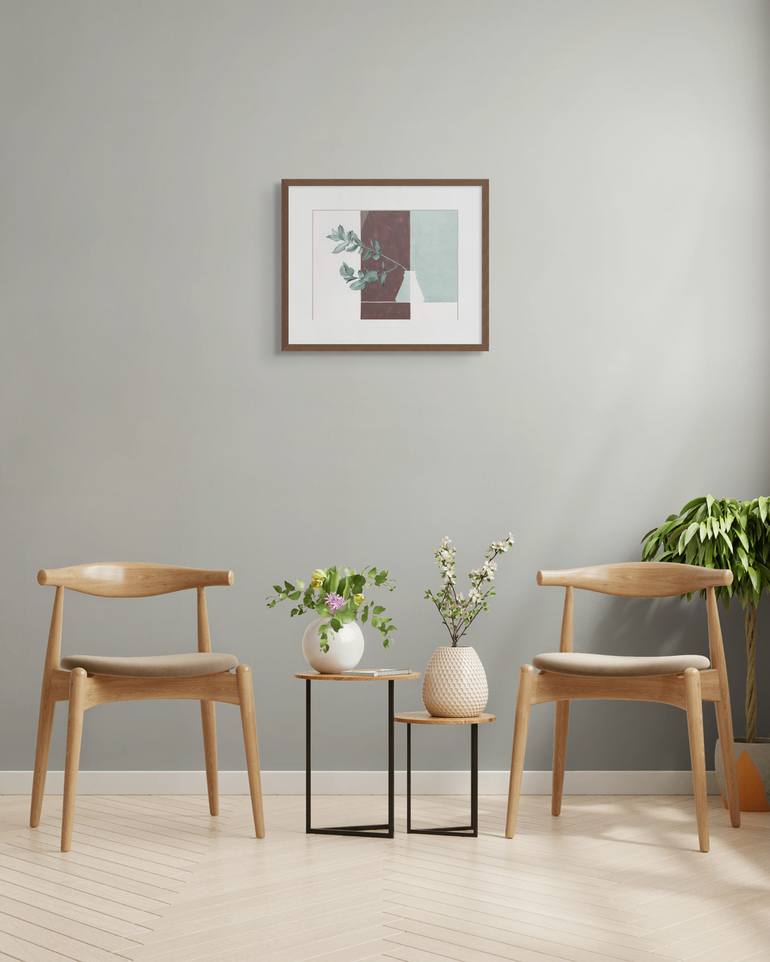 Original Figurative Floral Painting by Monica Vitorino