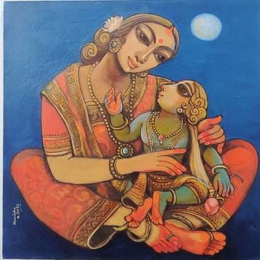 Original Figurative Paintings by Manisha Srivastava