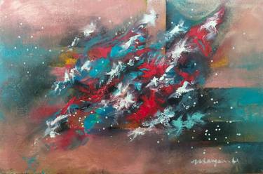Original Abstract Expressionism Abstract Paintings by Maryam M Ahmed