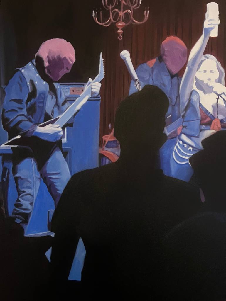 Original Photorealism Performing Arts Painting by Christopher Catalogna
