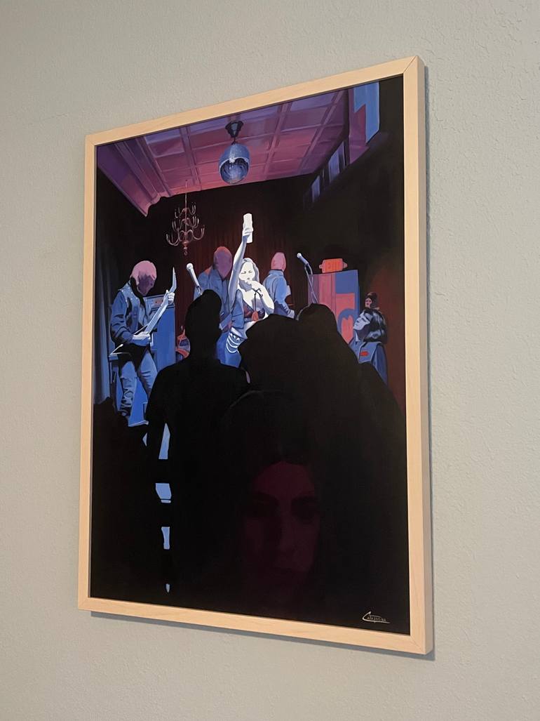 Original Photorealism Performing Arts Painting by Christopher Catalogna