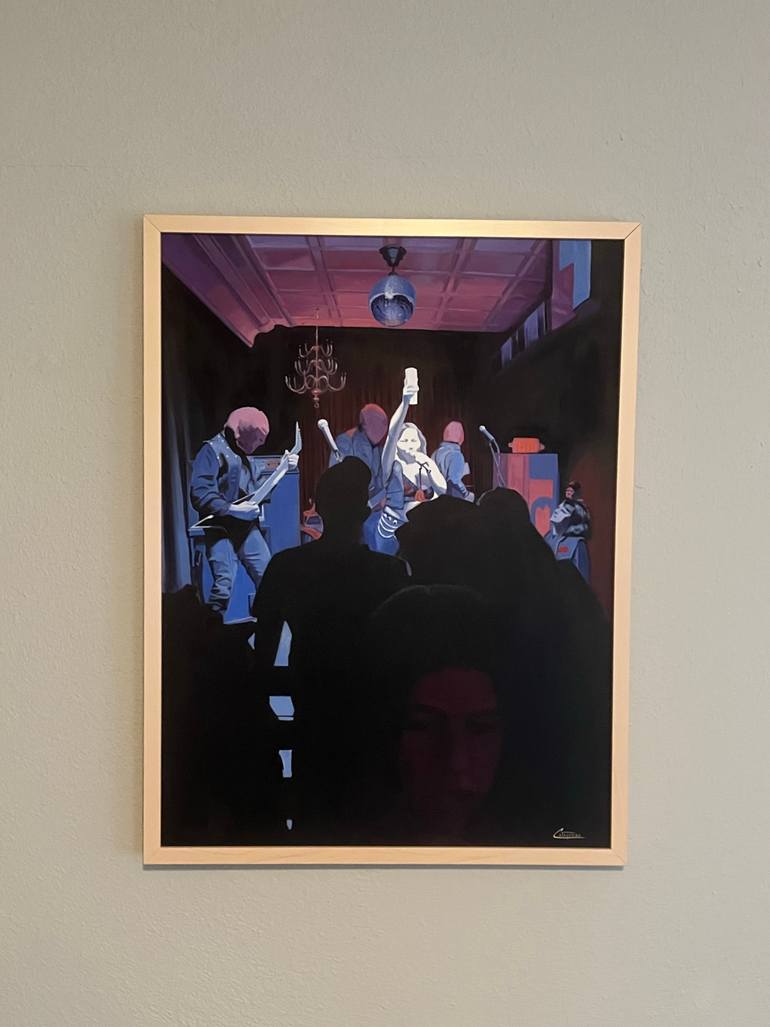 Original Photorealism Performing Arts Painting by Christopher Catalogna