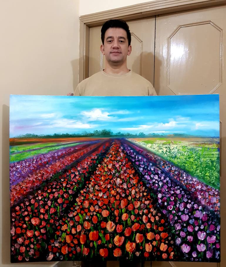 Original Contemporary Landscape Painting by Homayoun Amani