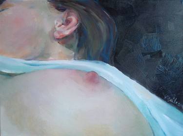 Original Realism Erotic Paintings by Katrīna Gaile
