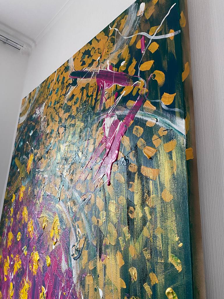 Original Abstract Expressionism Abstract Painting by Anna Kavana