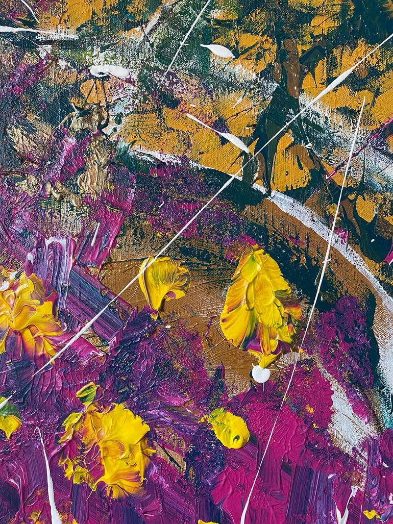 Original Abstract Expressionism Abstract Painting by Anna Kavana