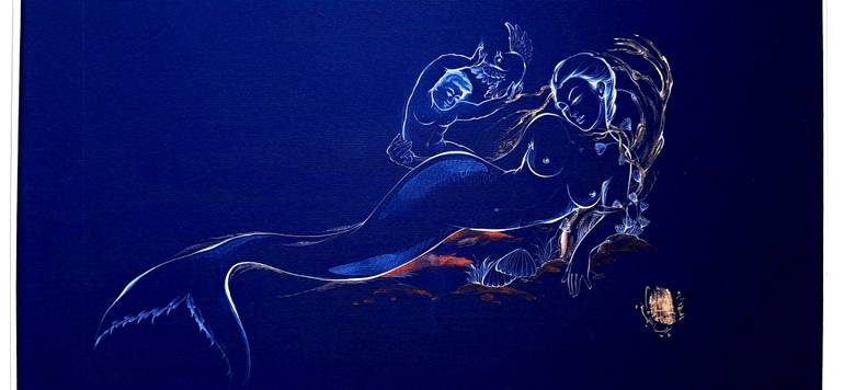 Original Classicism Nude Painting by Parisa Jamshidi