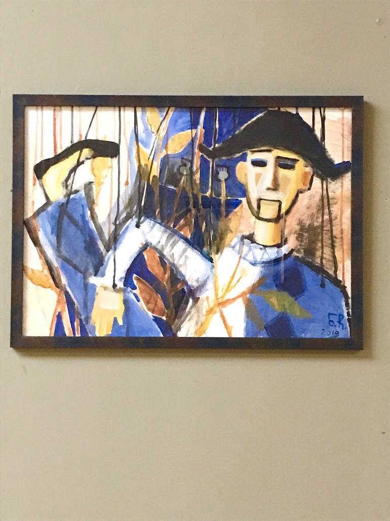 Original Expressionism Performing Arts Painting by Nino Chitaishvili
