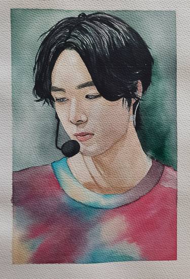 Watercolor portrait thumb