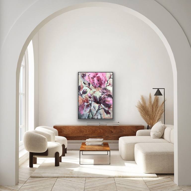 Original Floral Painting by Gedras Art