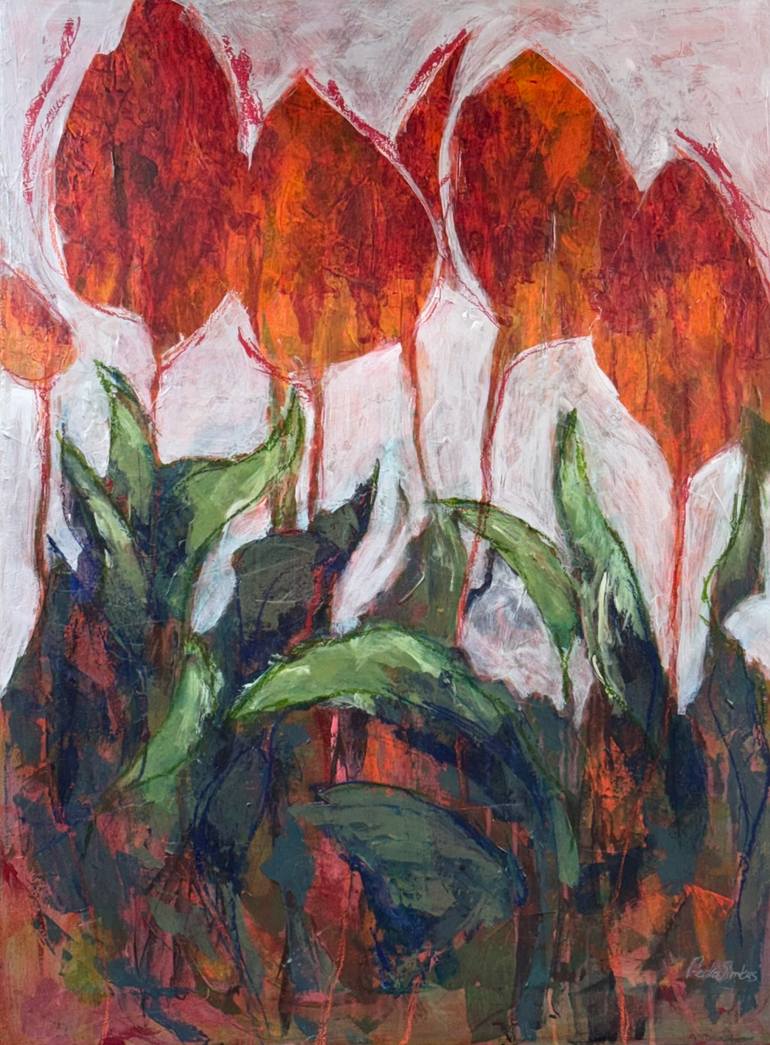 The First Blooms of Spring Makes my Heart Sing Painting by Gedra