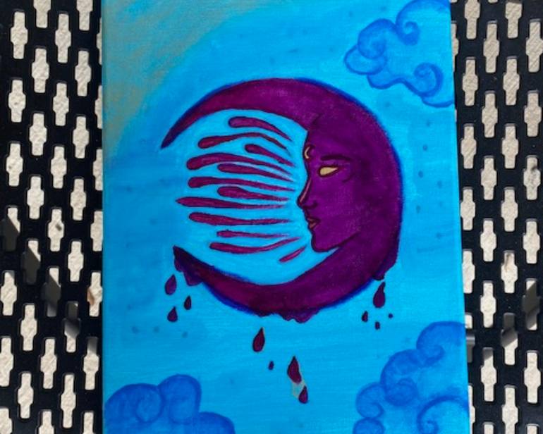 Original Abstract Expressionism Abstract Painting by Sonia Martinez Laverde