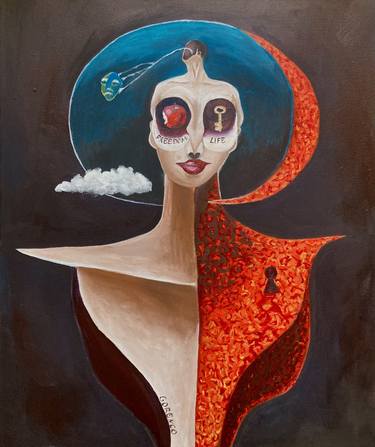 Original Surrealism Fantasy Paintings by Gabriela Gorenco
