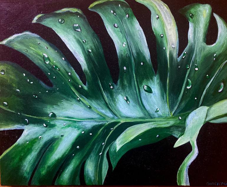 Original Realism Botanic Painting by Gabriela Gorenco