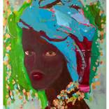 Paint in her Dhuku by Francisca Rosner