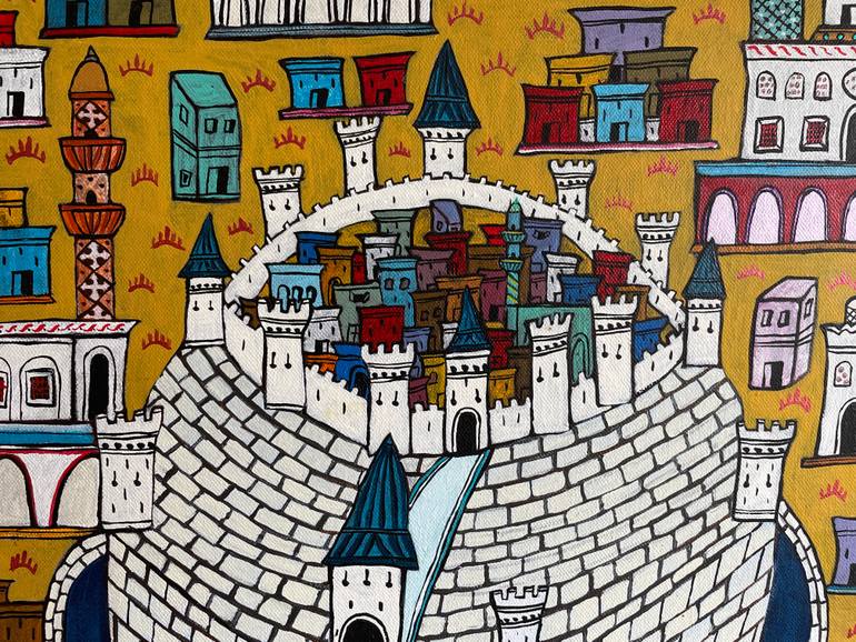 Original Expressionism Cities Painting by Daniel Clay