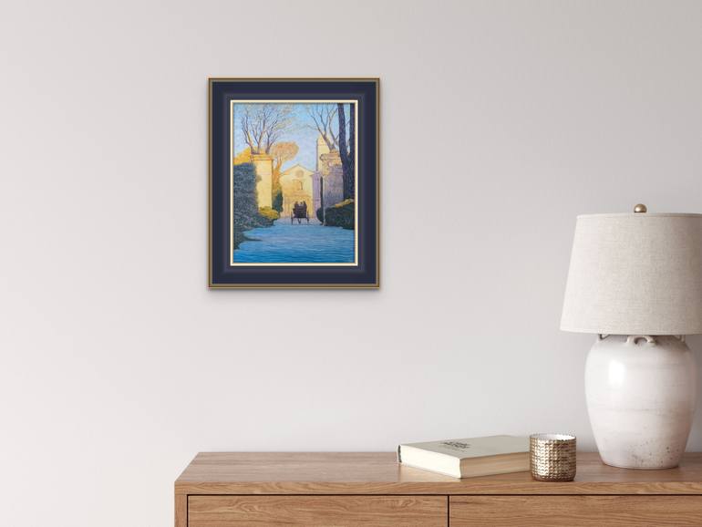 Original Impressionism Landscape Painting by Ayan Paul