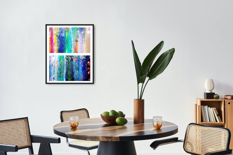 Original Abstract Water Painting by William Watkin