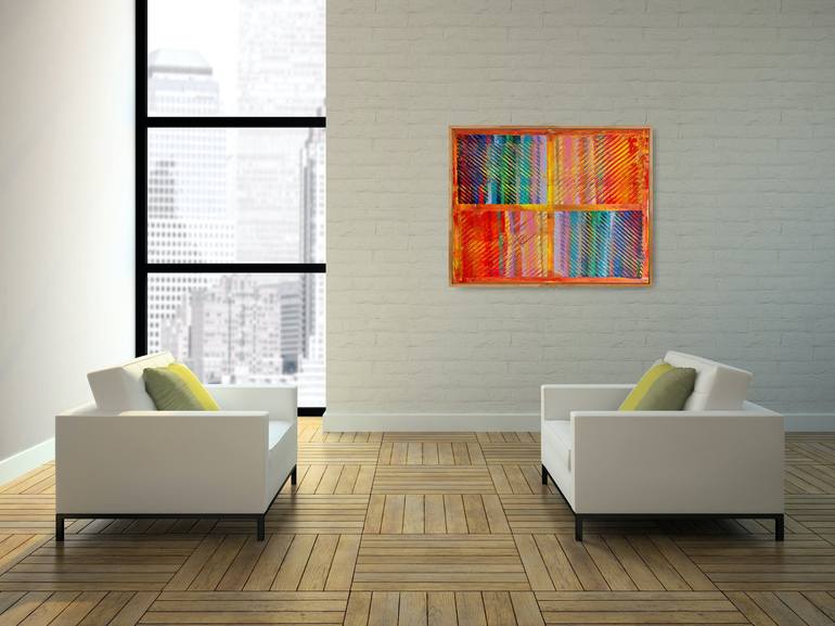 Original Abstract Painting by William Watkin