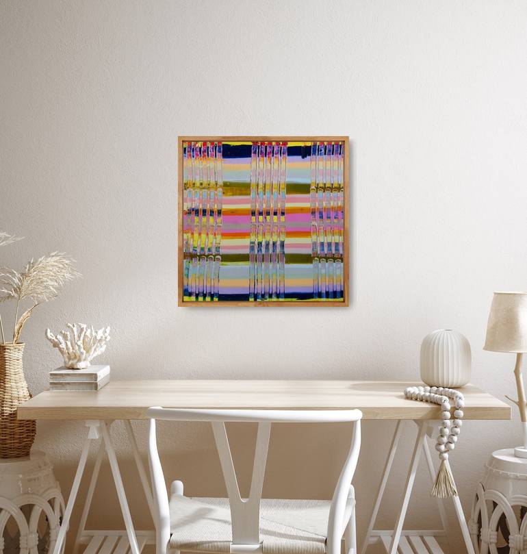 Original Geometric Abstract Painting by William Watkin