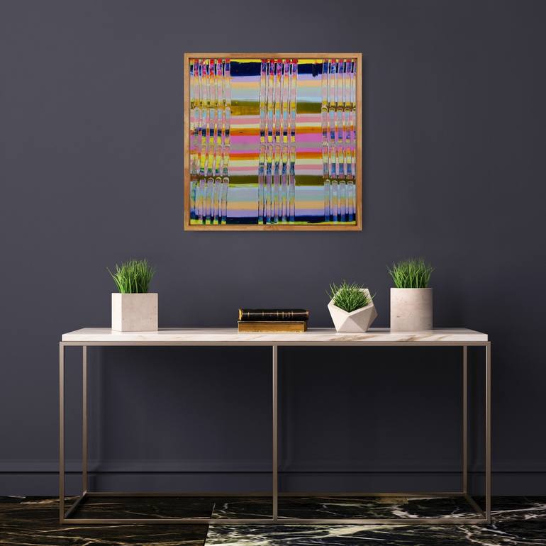 Original Geometric Abstract Painting by William Watkin