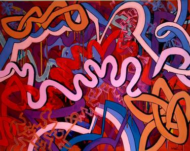 Original Pop Art Graffiti Paintings by William Watkin