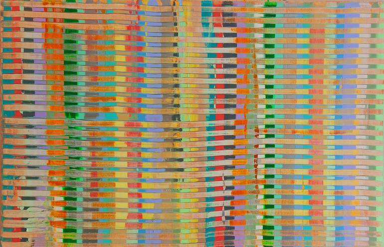 Original Op Art Abstract Paintings by William Watkin