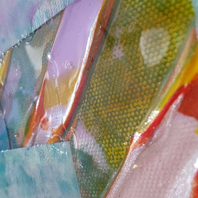 Original Algorithmic Abstract Painting by William Watkin