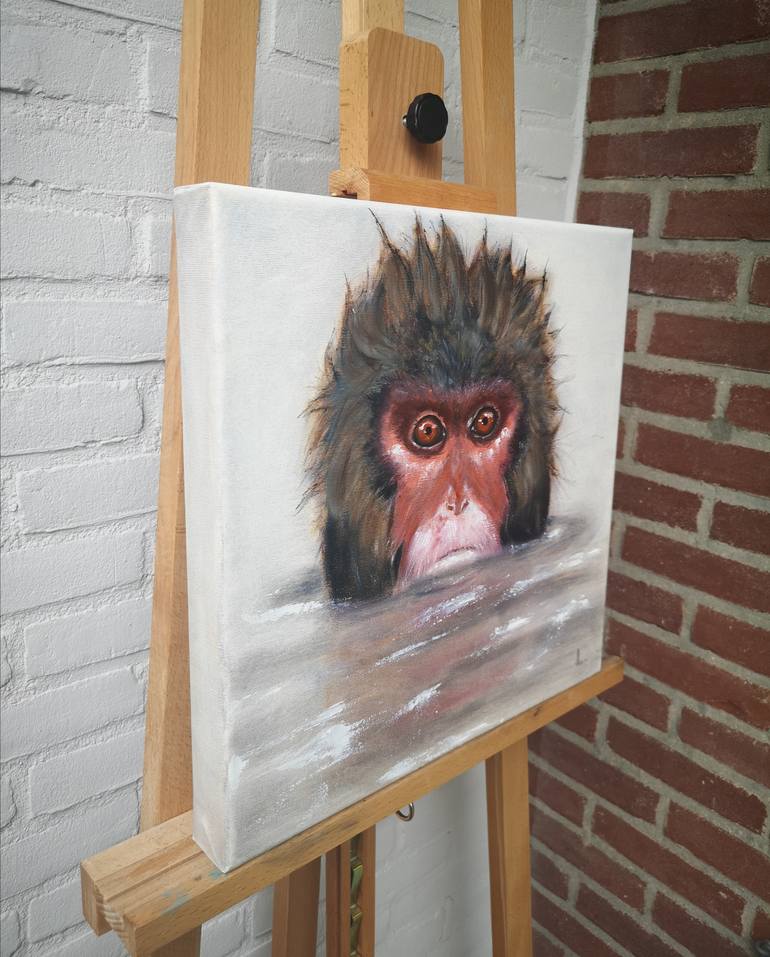 Original Impressionism Animal Painting by Lyudmyla Ryabinina