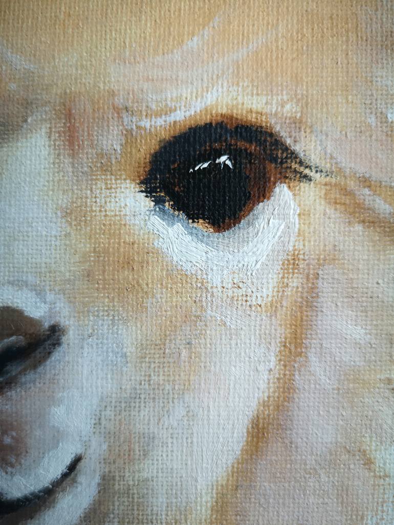 Original Art Deco Animal Painting by Lyudmyla Ryabinina