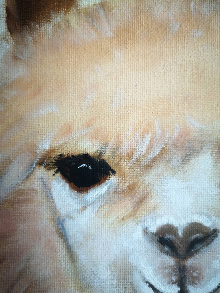 Original Art Deco Animal Painting by Lyudmyla Ryabinina