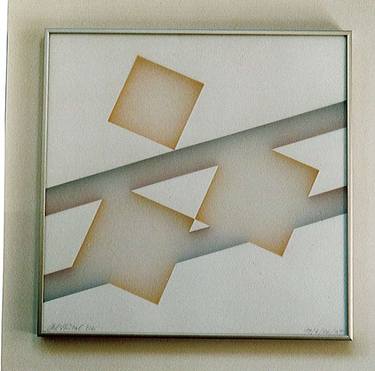 Original Minimalism Abstract Sculpture by Axel Heibel