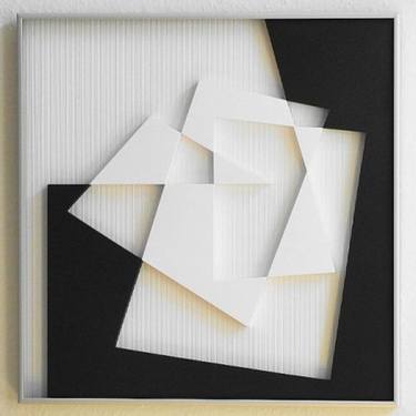 Original Minimalism Abstract Sculpture by Axel Heibel