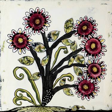 Original Floral Painting by Joyce Wynes