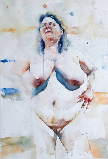 Print of Figurative Nude Paintings by Slava Chese