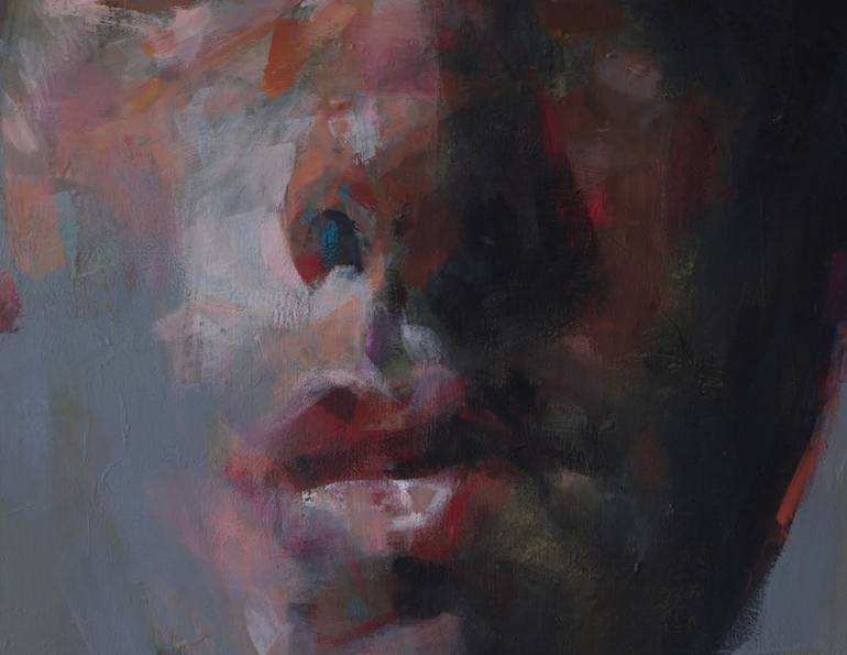 Original Portraiture People Painting by Sahin Karakoc
