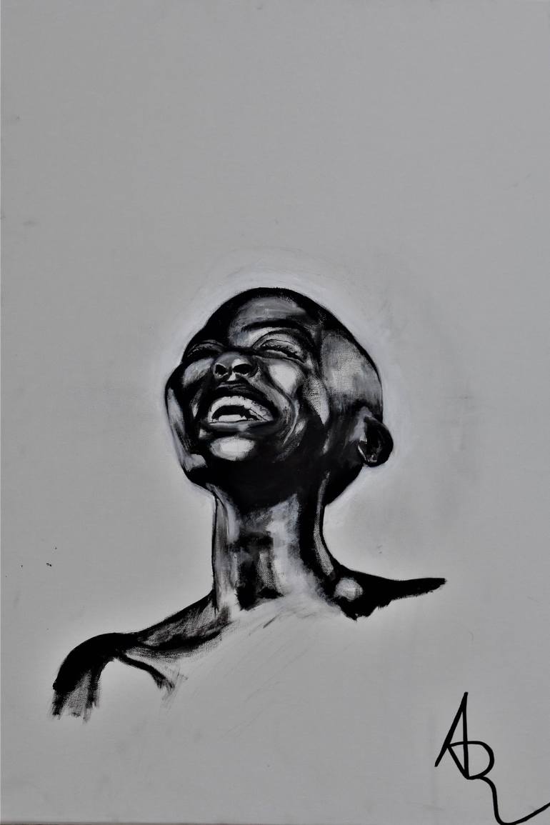 la force du rire Drawing by Aileen Rennings | Saatchi Art