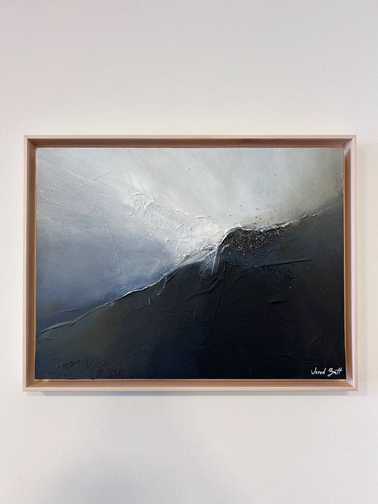 Original Abstract Painting by Vered Brett | Abstract Art on Canvas | Staring Into The Night