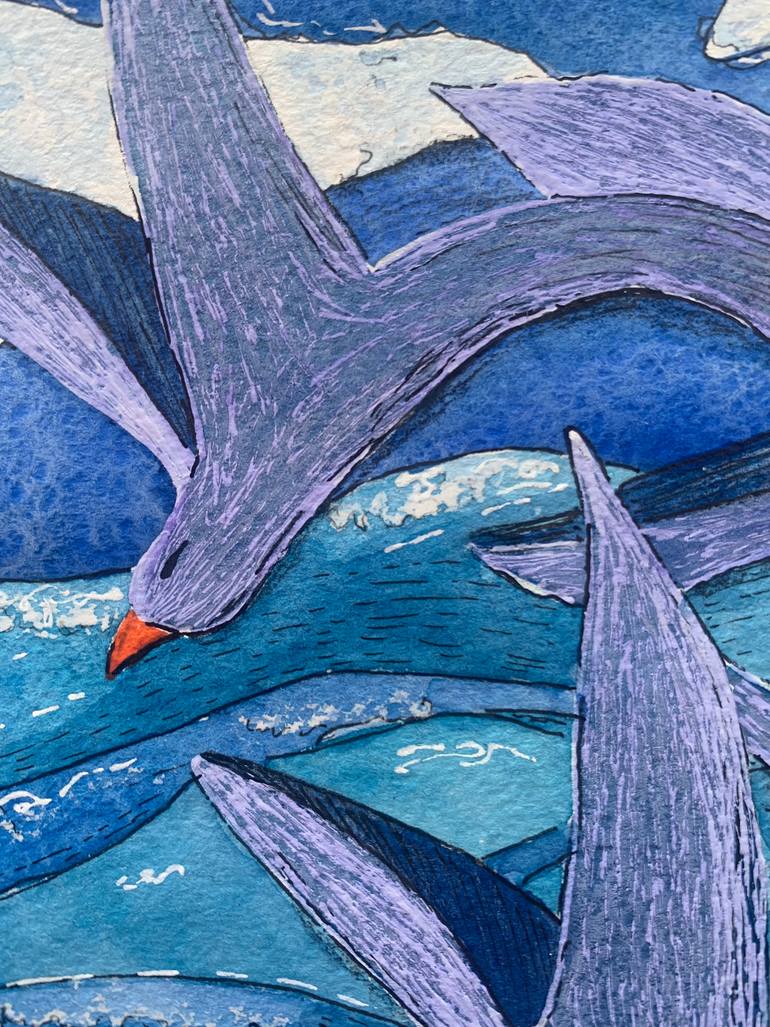 Original Conceptual Animal Painting by Anna Malceva