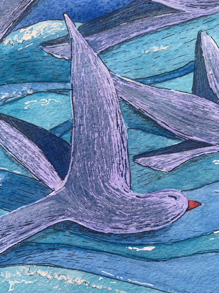Original Conceptual Animal Painting by Anna Malceva