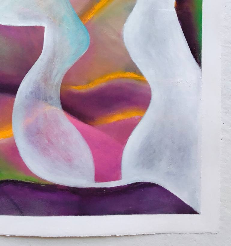Original Abstract Expressionism Abstract Painting by Saskia Dusselberg