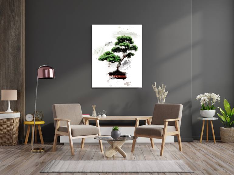 Original Modernism Nature Painting by Olivier Jourjon