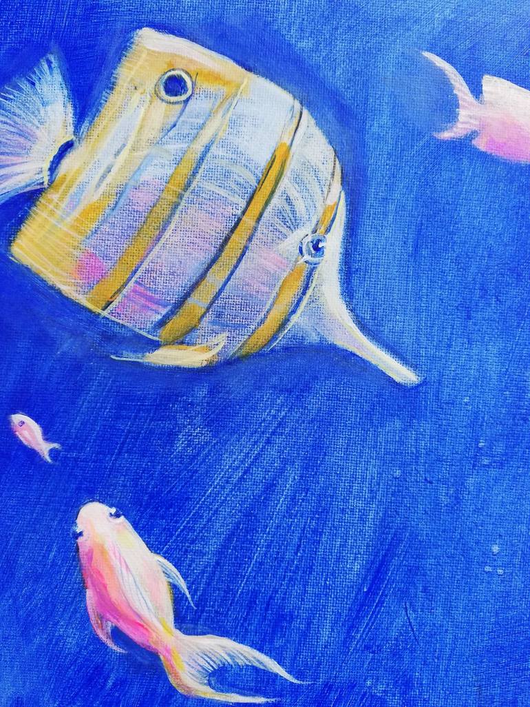 Original Fish Painting by Irina Tikhonova