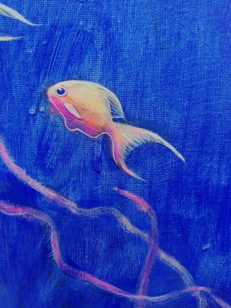 Original Fish Painting by Irina Tikhonova