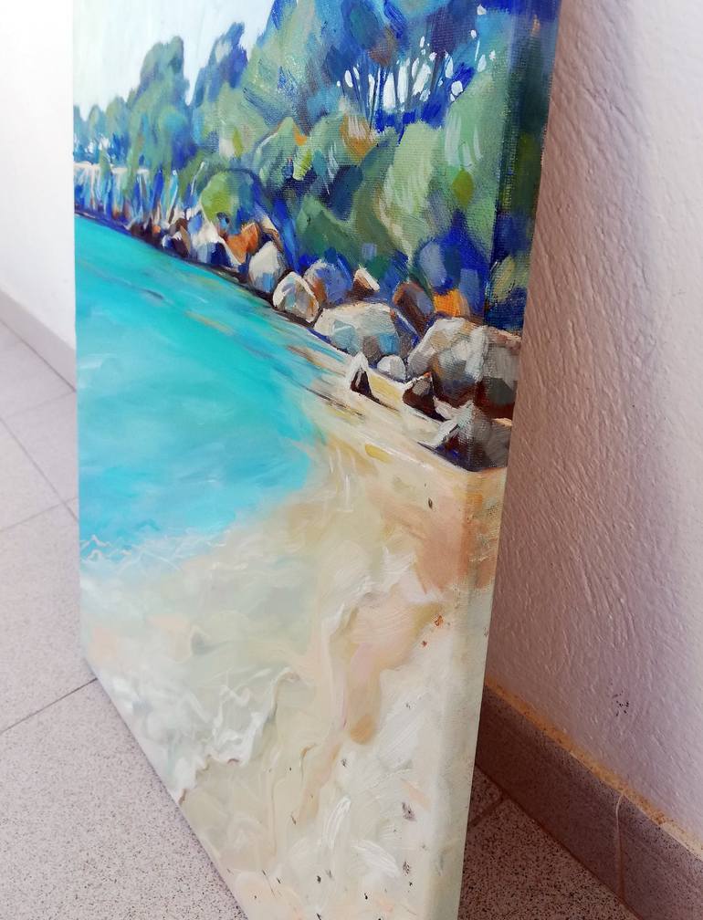 Original Contemporary Seascape Painting by Irina Tikhonova
